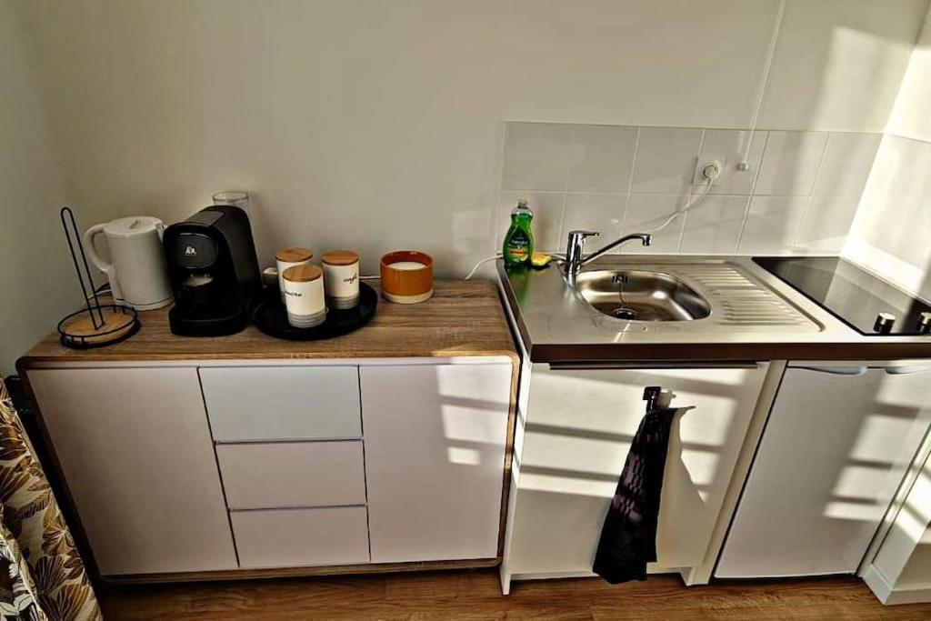 Ferienwohnung Loft Climatise Parking Gratuit 5Min Gare Le Plessis-Bouchard Exterior foto